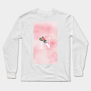 N Flower Long Sleeve T-Shirt